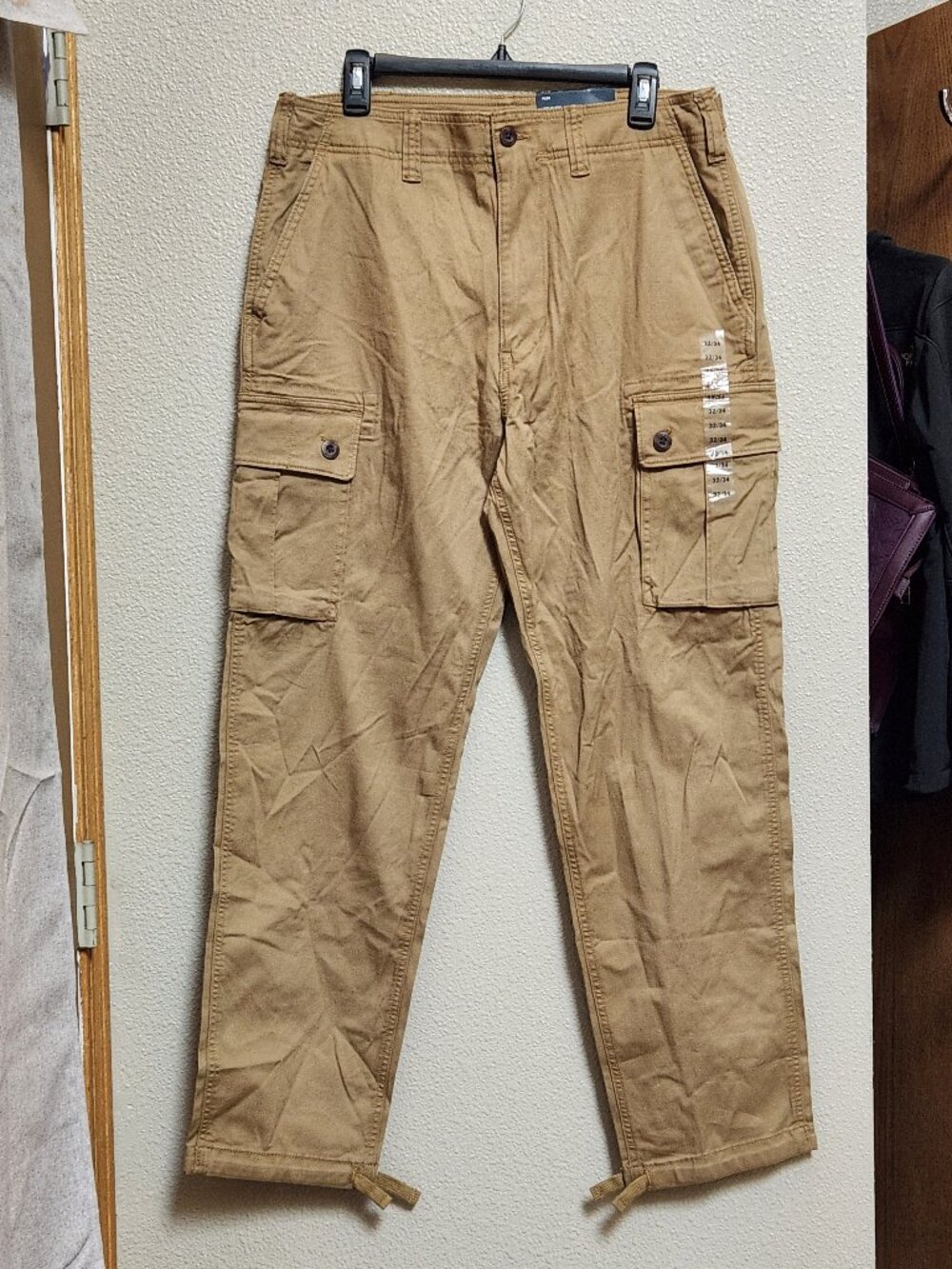 AMERICAN EAGLE Lived-In Cargo Flex Cargo Pants - 32 x 34 - NEW NWT